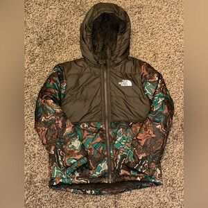 TODDLER THE NORTH FACE | THERMOBALL HOODY JACKET | NEW TAUPE GREEN